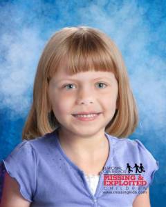 This photo of Lisa Irwin has been age progressed to three years. Courtesy: National Center for Missing and Exploited Children