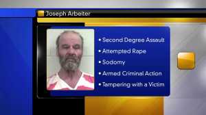 Joseph Arbeiter, 65, has been charged in Pettis Co. with assault, attempted rape, and sodomy. He was the last resident of the trailer in Sedalia, where body parts were discovered on Sunday, May 4.