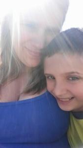 10-year-old Devon Rice (right)