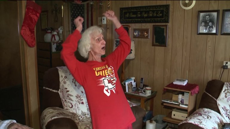 During Chiefs gameday, Leva Sharon fills the hallways of her home with loud cheering accompanied by jovial dancing.