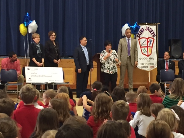 St. Joseph Catholic School will use a $100,000 grant to purchase iPads for the school.