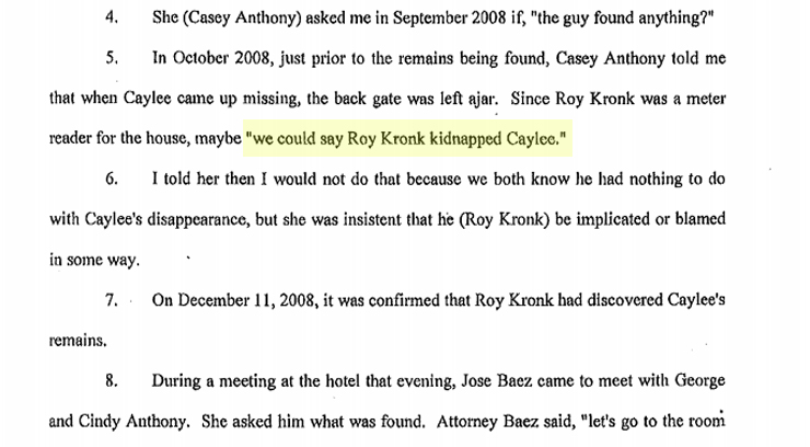 Excerpt from bankruptcy filing