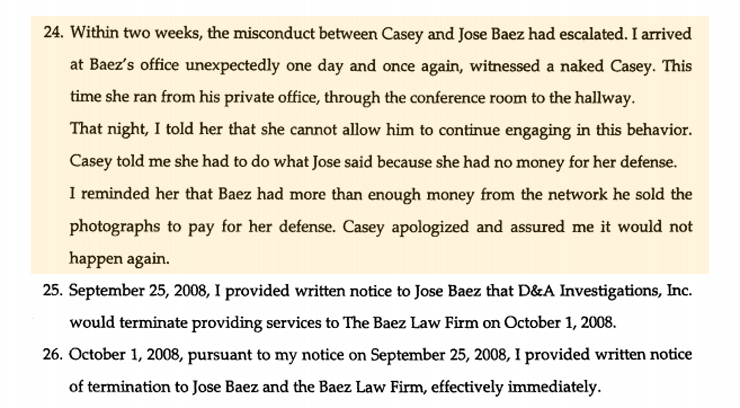 Excerpt from Anthony's bankruptcy filing